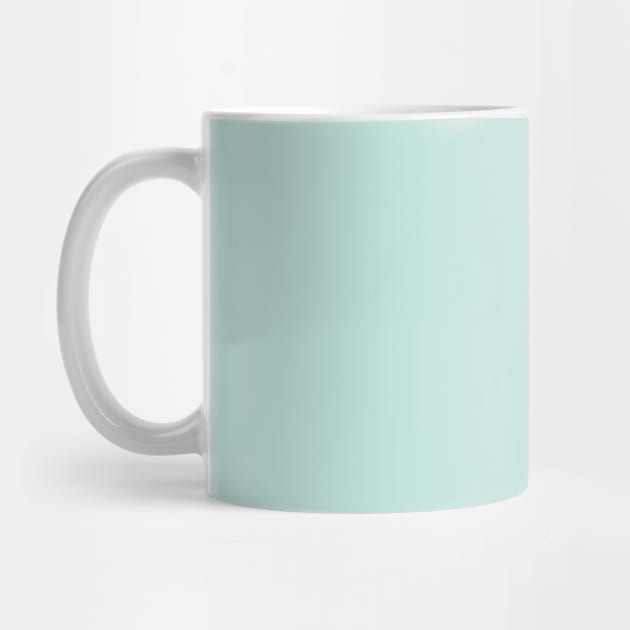 Light Mint Green Plain Solid Color by squeakyricardo